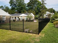 <b>Alumi-Guard Victoria Puppy Picket Royale with quad finial Aluminum Fence</b>